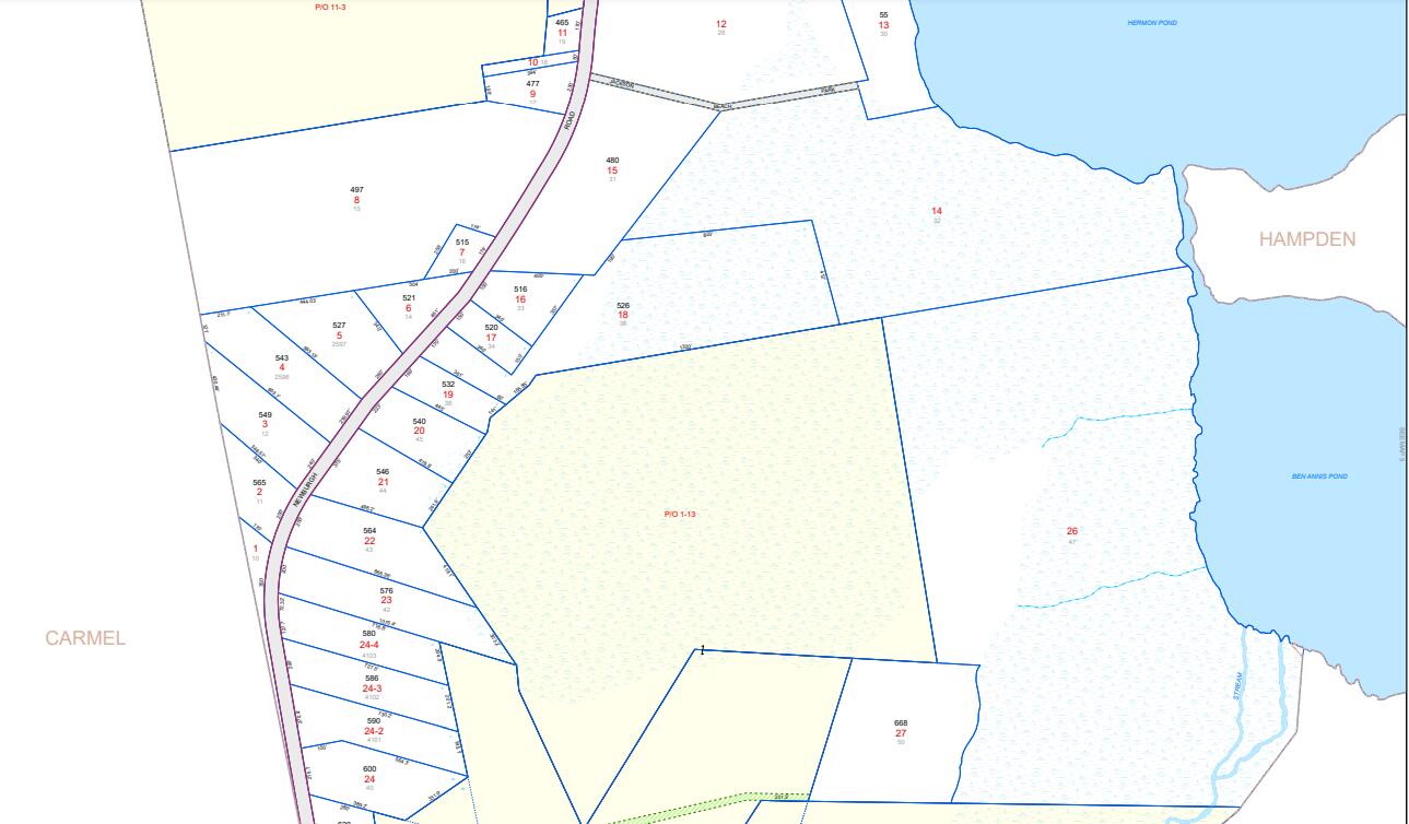 14 Hermon Pond Road Hermon, ME 04401 - Photo 4 of 5 Tax map