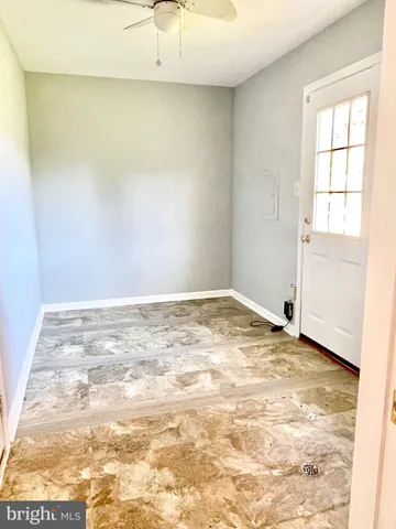 a view of a room with an empty room