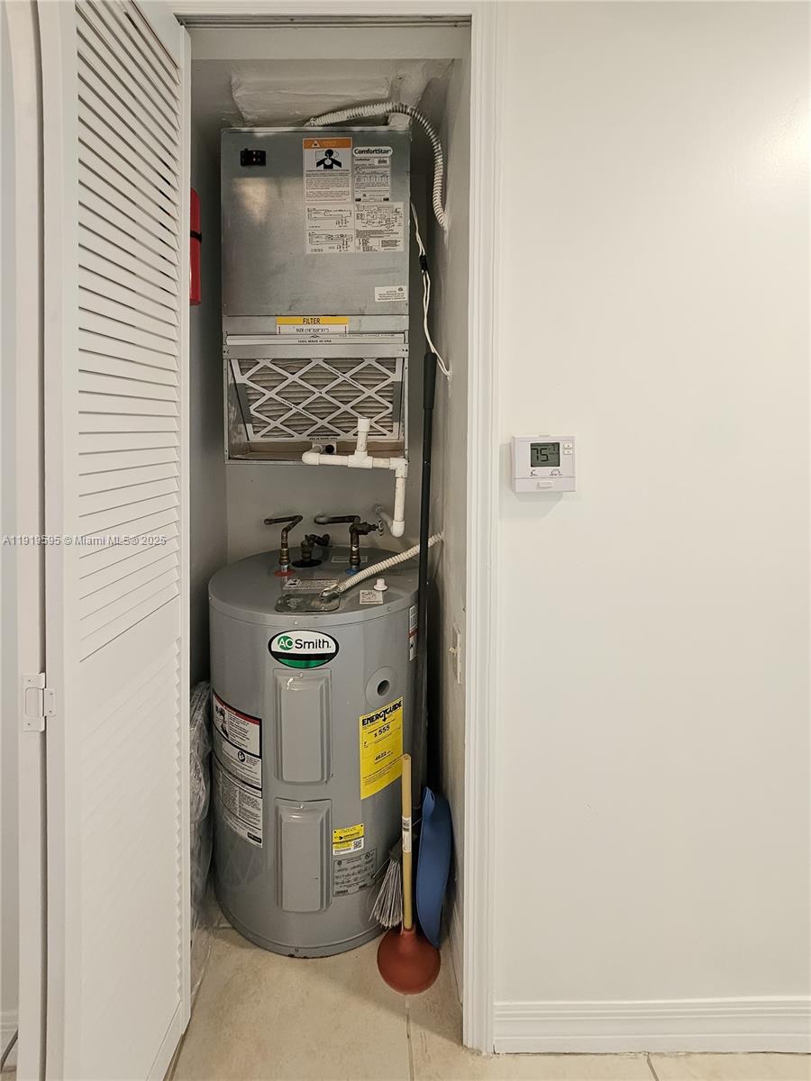 2651 Southeast 12th Road, Unit 105 Homestead, FL 33035 - Photo 16 of 24 a view of water heater room