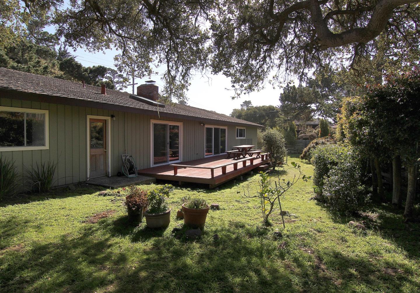 3092 Valdez Road Pebble Beach, CA 93953 - Photo 7 of 17 a view of a house with backyard and sitting area