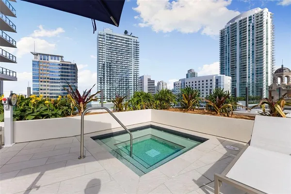 a view of outdoor space with seating area