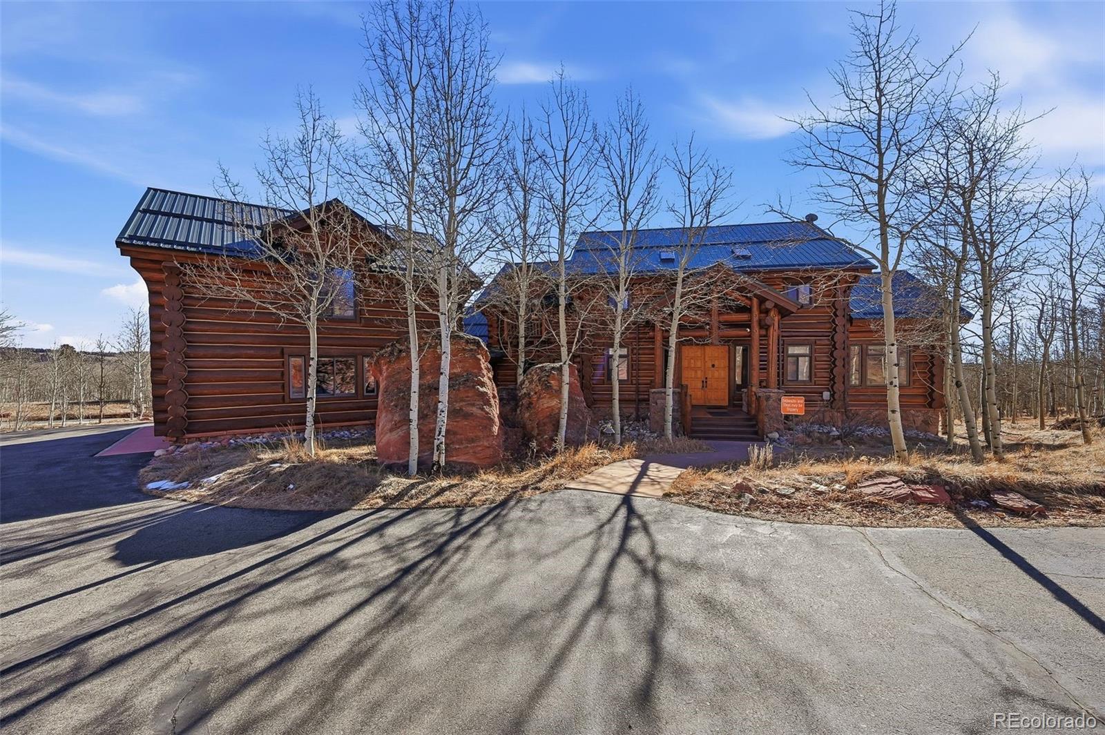 252 Iron Mountain Road Fairplay, CO 80440 - Photo 33 of 50 a view of a house with snow on the road