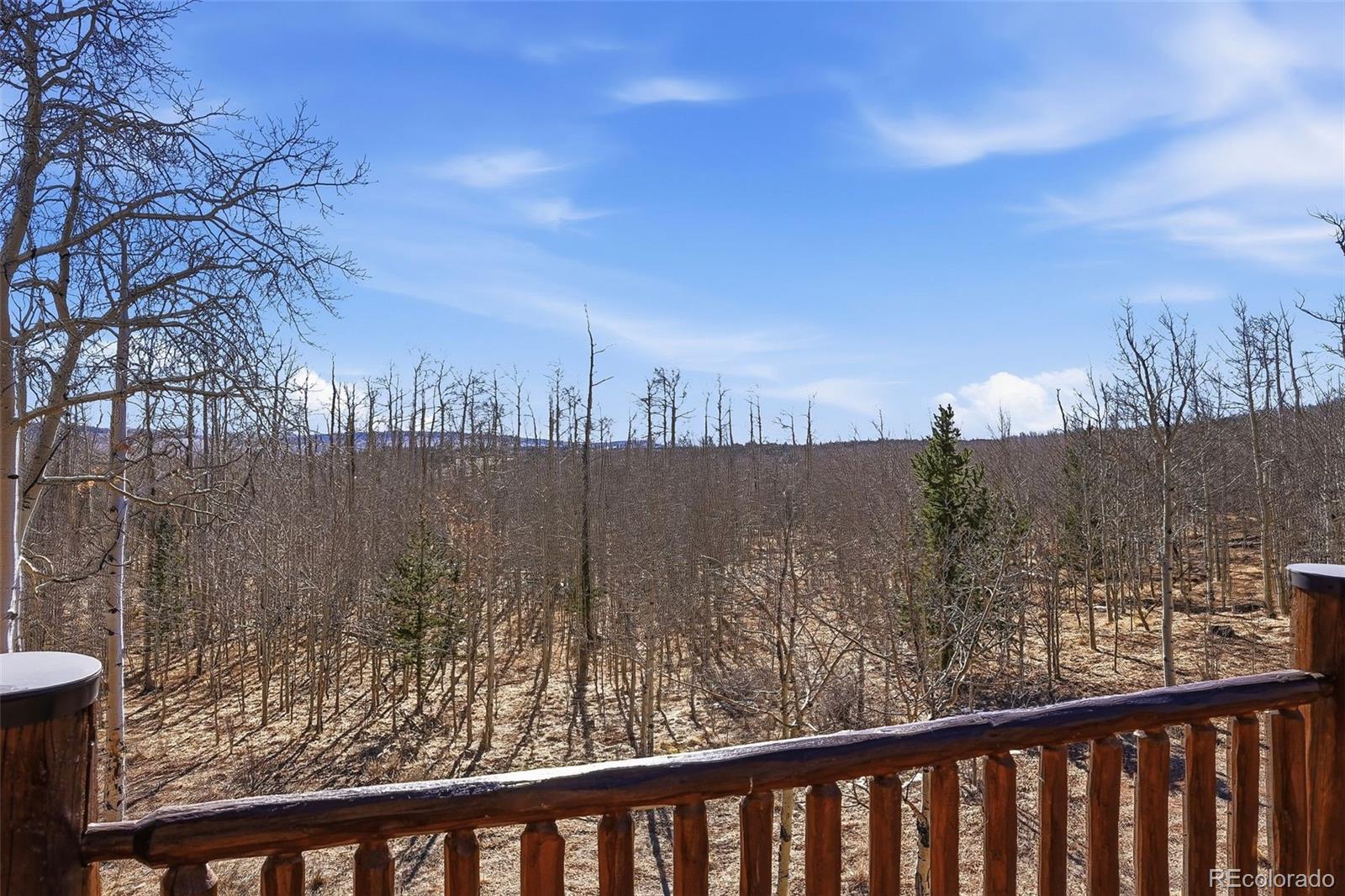 252 Iron Mountain Road Fairplay, CO 80440 - Photo 36 of 50 a view of a balcony next to a yard