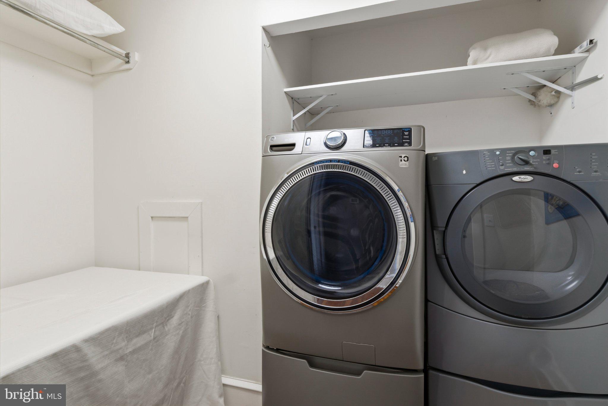 272 Jefferson Avenue Haddonfield, NJ 08033 - Photo 32 of 43 Modern laundry space with sleek appliances.