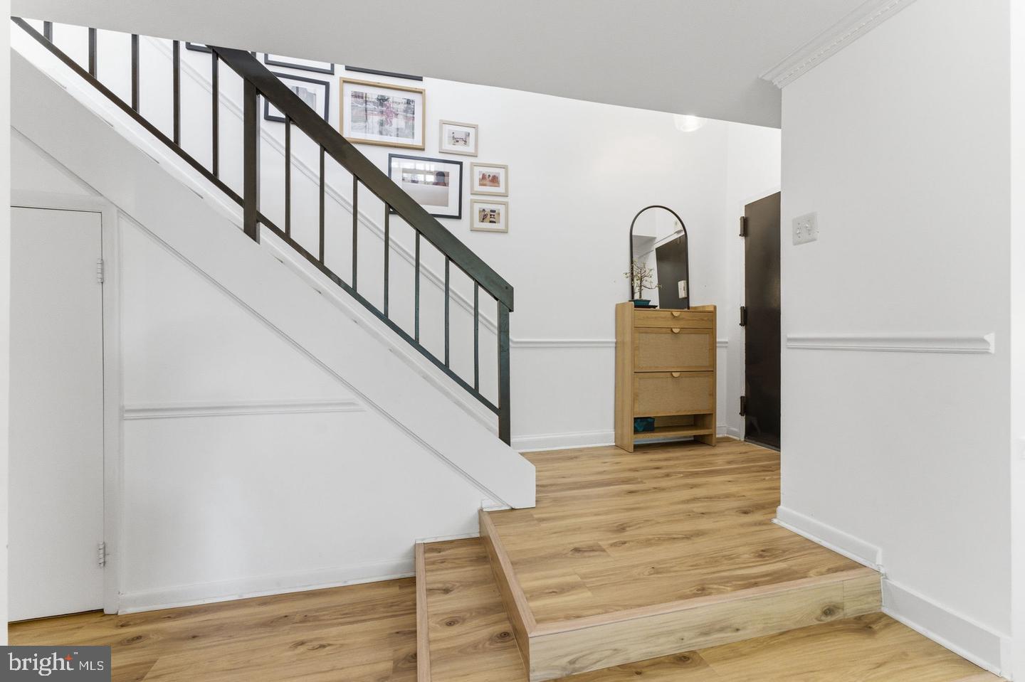 Inviting entryway with modern charm.