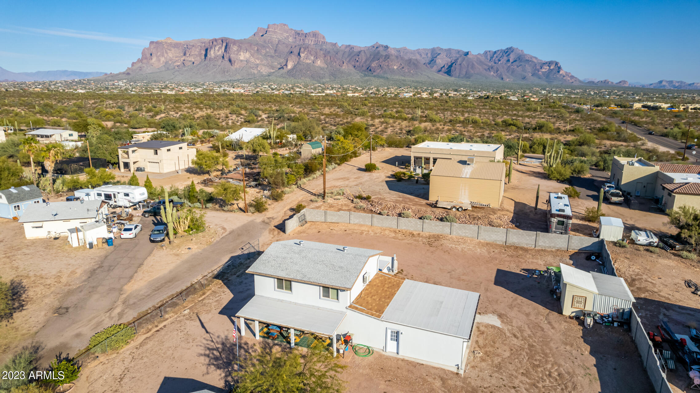 723 South Hilton Road Apache Junction, AZ 85119 - Photo 64 of 64 26 Hilton Drone