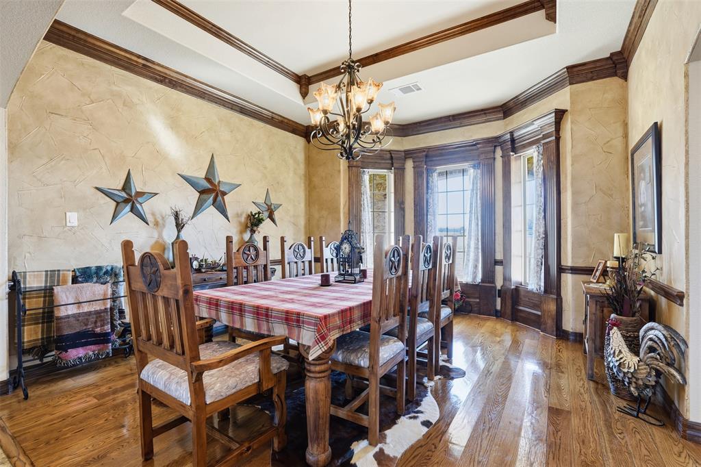 842 County Road 4371 Decatur, TX 76234 - Photo 15 of 35 a view of a dining room with furniture window and wooden floor