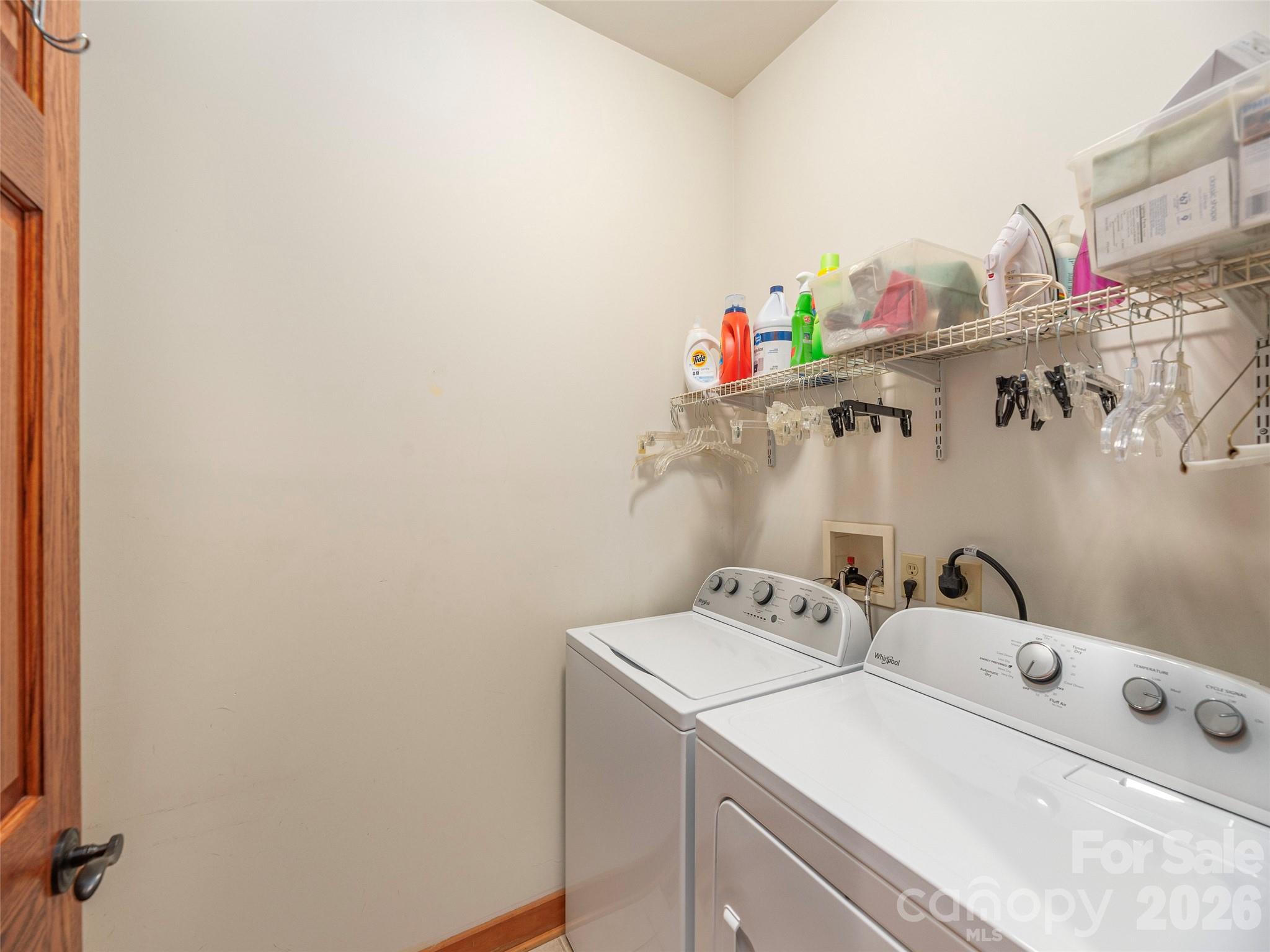 68 Crestwood Road Asheville, NC 28804 - Photo 17 of 37 a utility room with dryer and washer