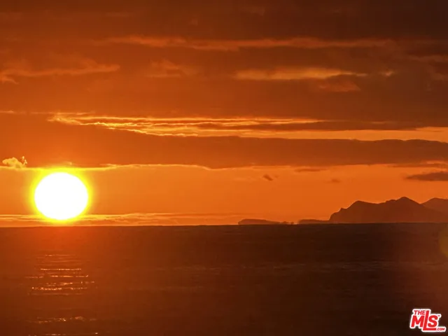 a view of an ocean from a beach