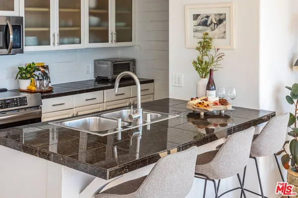 a view of an ocean and beach