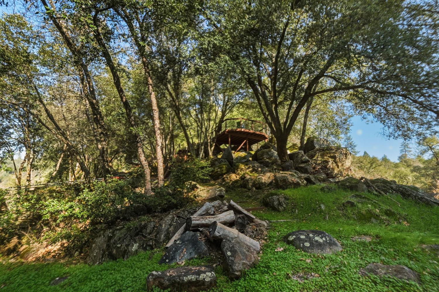 11 Upton Road Mount Aukum, CA 95656 - Photo 25 of 30 a backyard of a house with lots of green space