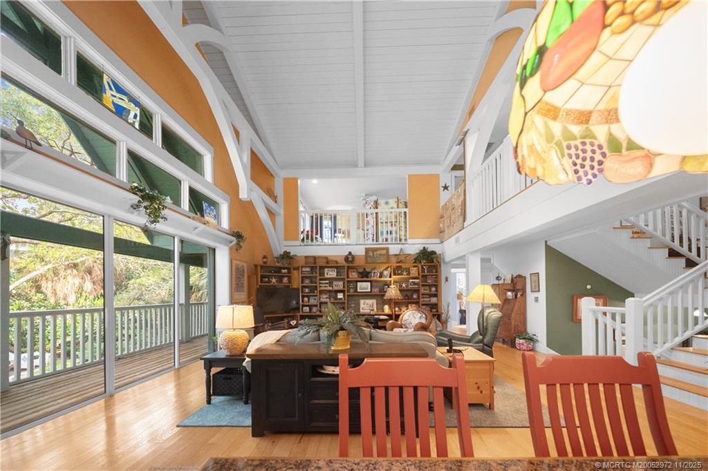 12 Oak Hill Way Stuart, FL 34996 - Photo 26 of 63 a view of a chairs and table in a patio and a balcony