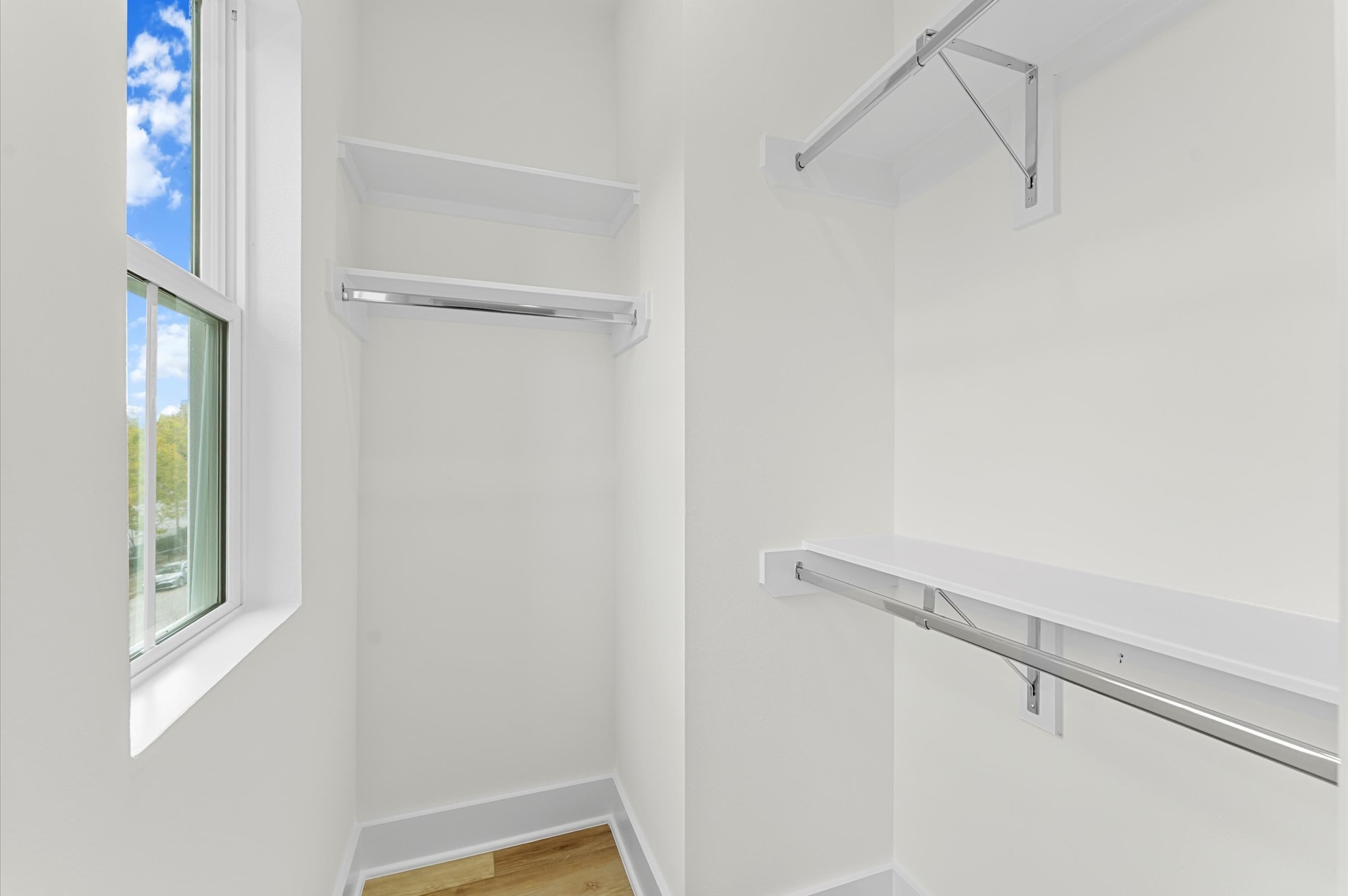 4129 De George Street Houston, TX 77009 - Photo 27 of 46 a view of an empty walk in closet