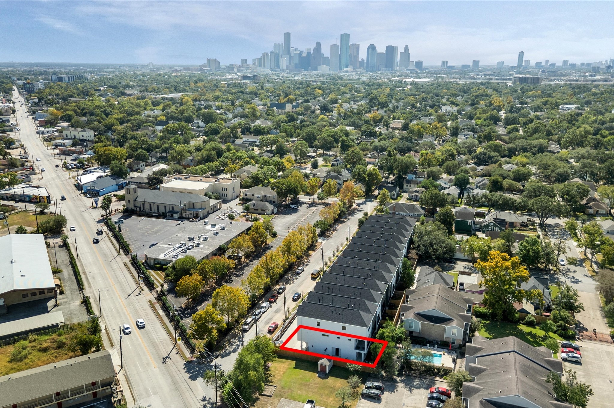 4129 De George Street Houston, TX 77009 - Photo 44 of 46 an aerial view of a city