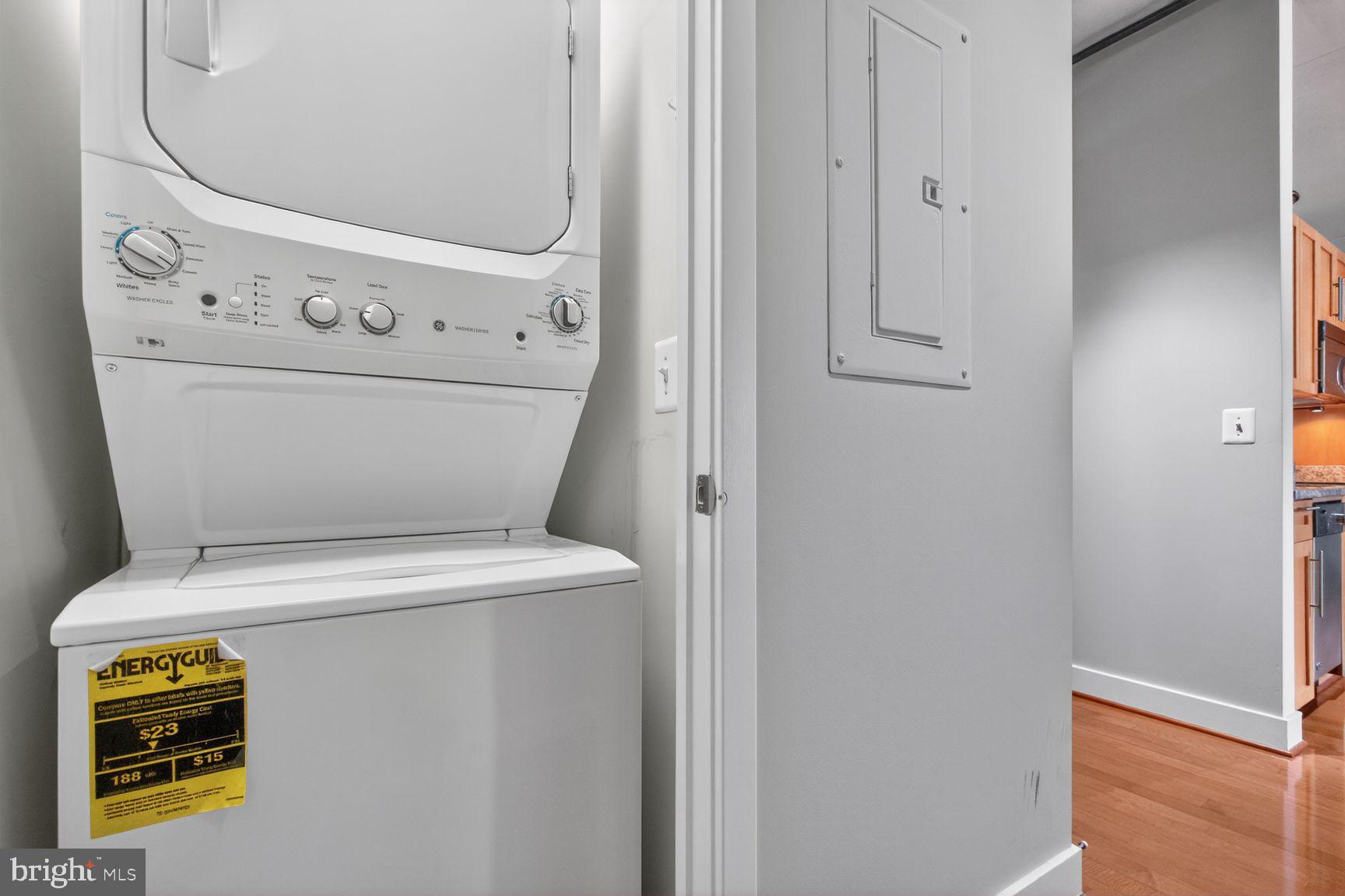 2125 14th Street Northwest, Unit 531 Washington, DC 20009 - Photo 15 of 20 a close up view of a washer and dryer