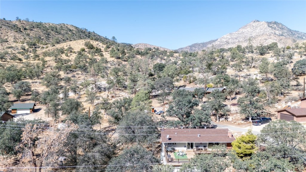 245 Mountain Shadow Road Wofford Heights, CA 93285 - Photo 51 of 72 an aerial view of a house with a mountain