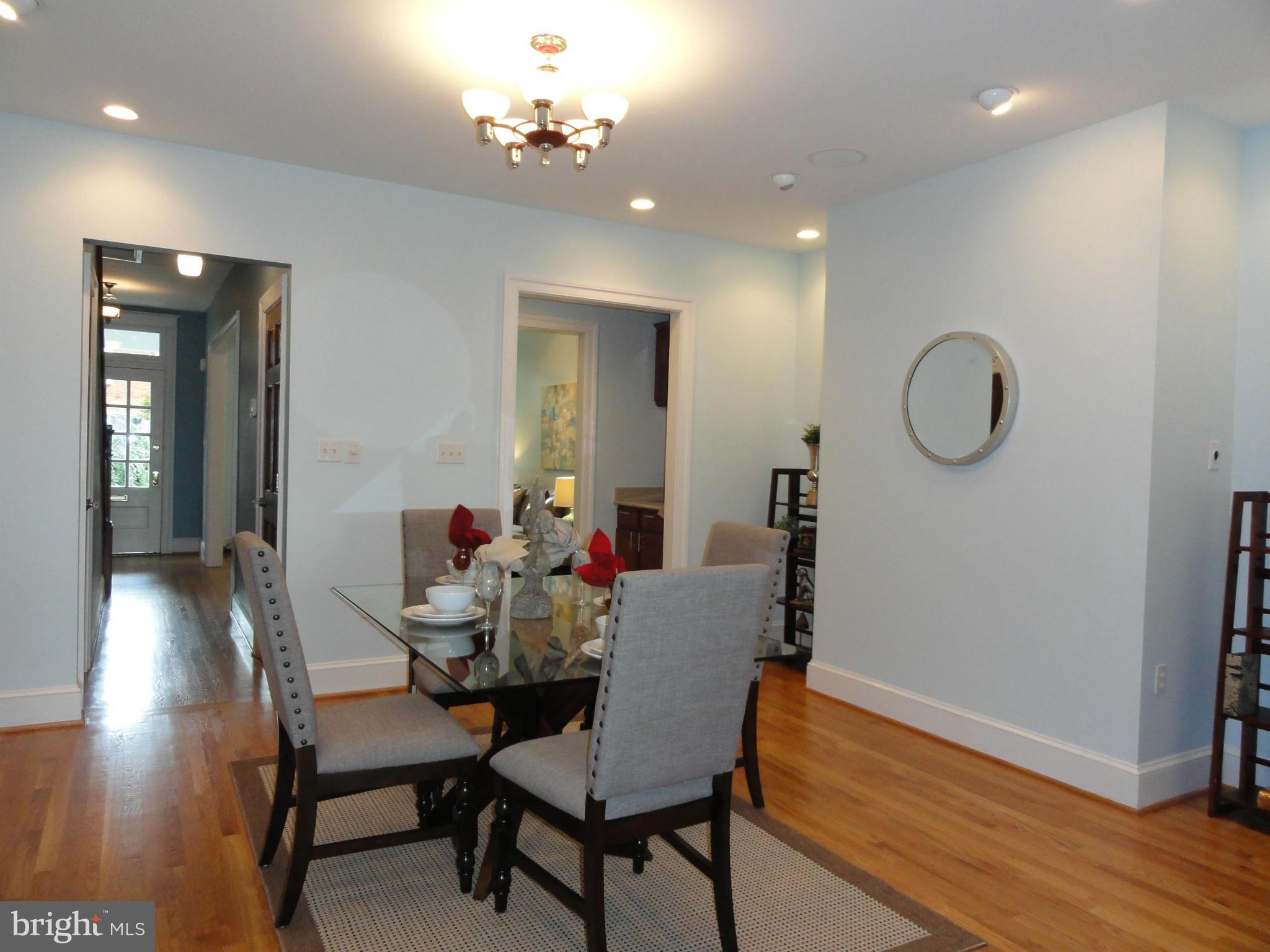 2443 Tunlaw Road Northwest Washington, DC 20007 - Photo 12 of 30 Dining Room as seen from Kitchen