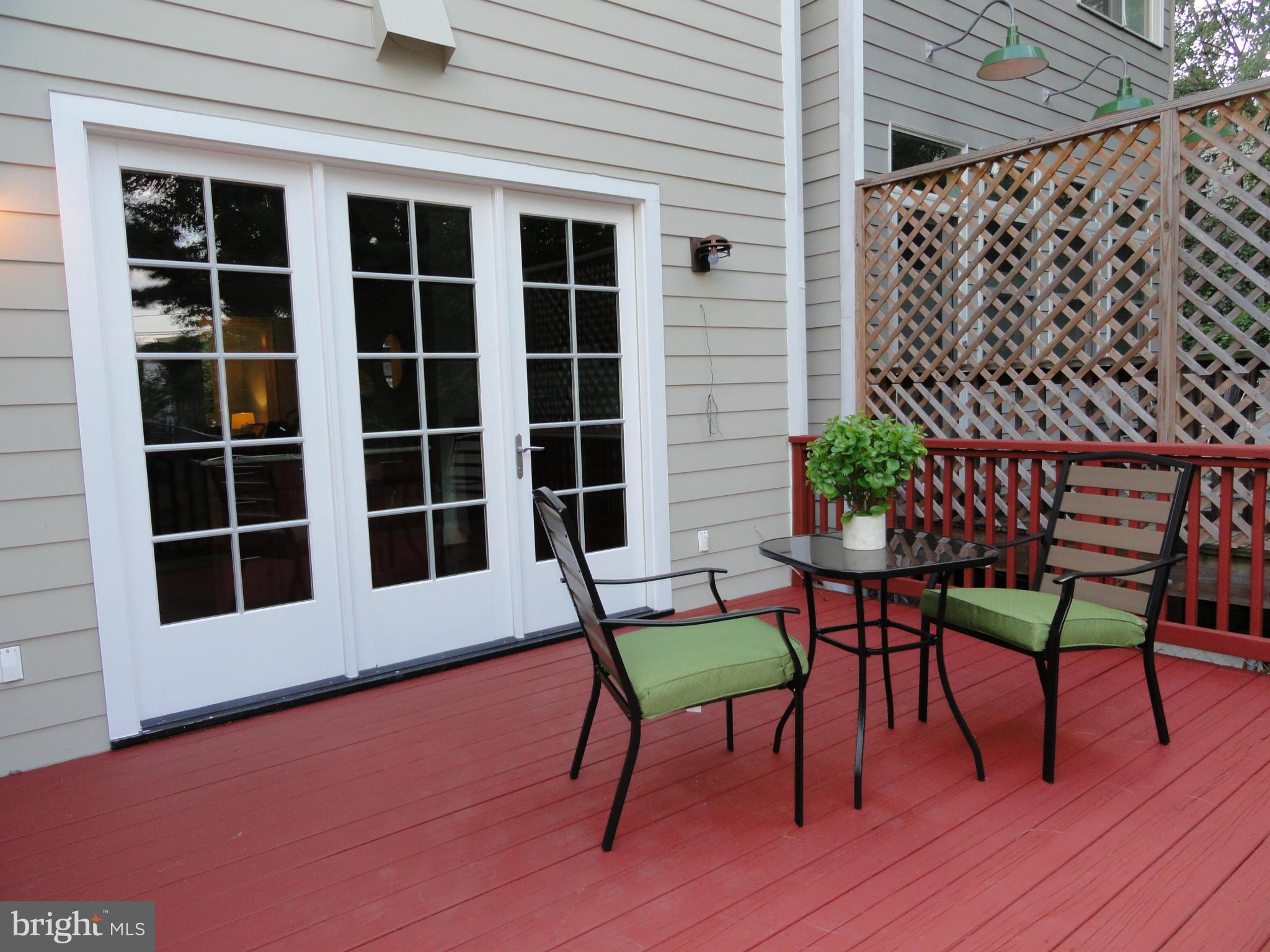 2443 Tunlaw Road Northwest Washington, DC 20007 - Photo 13 of 30 Large rear deck