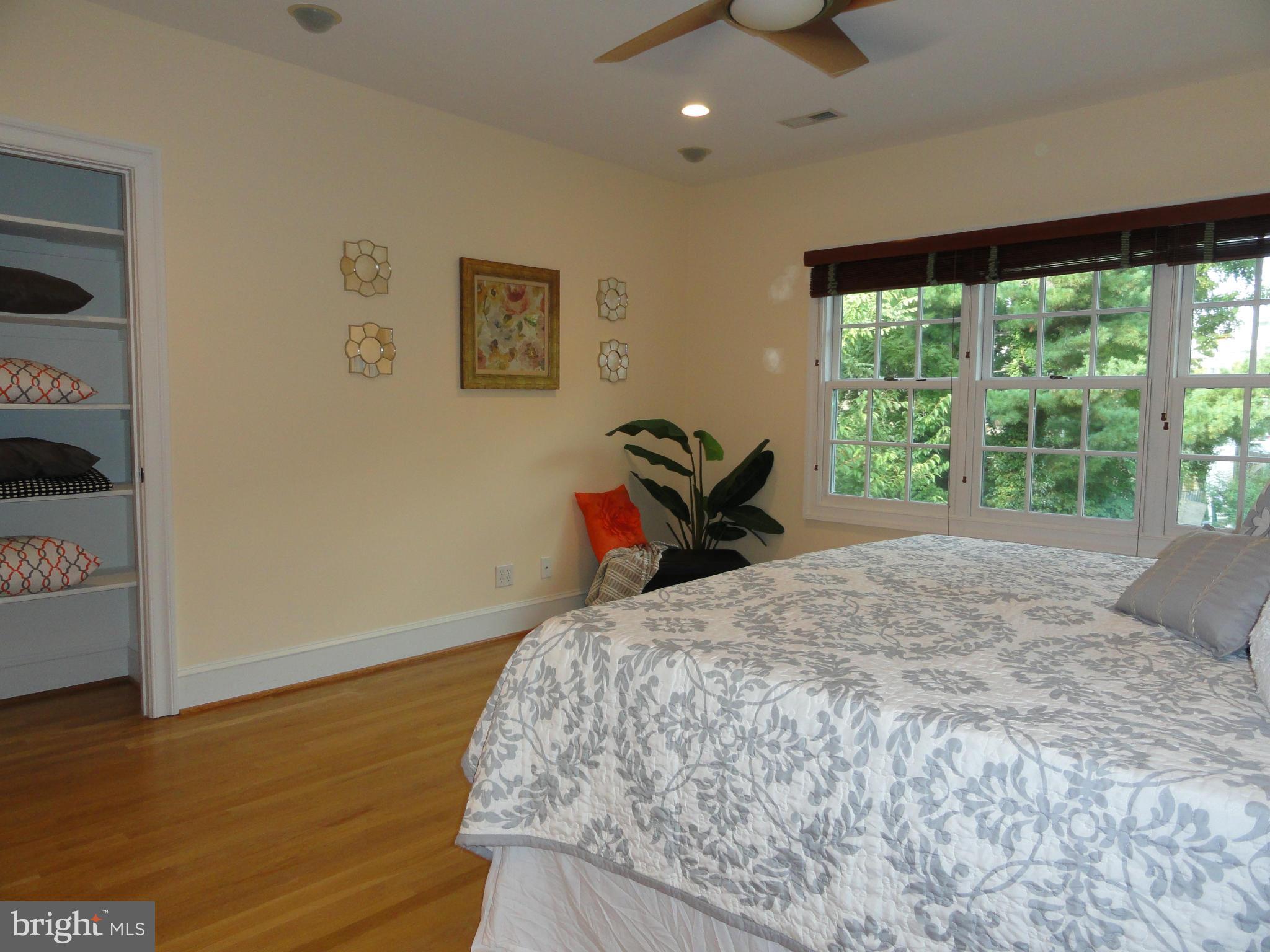 2443 Tunlaw Road Northwest Washington, DC 20007 - Photo 16 of 30 15' x 14' Master Bedroom w/ceiling fan