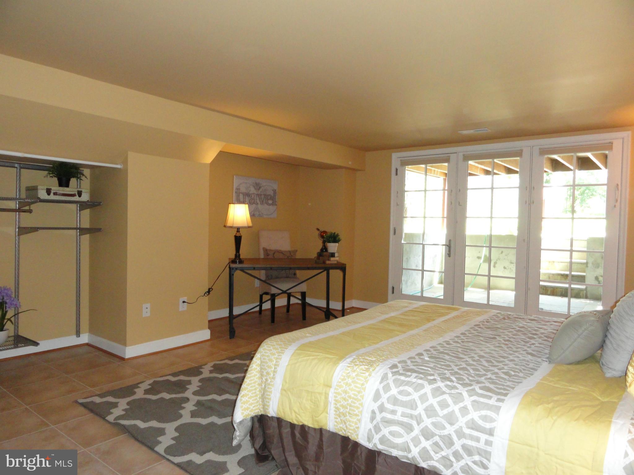 2443 Tunlaw Road Northwest Washington, DC 20007 - Photo 27 of 30 Lower Level Bedroom w/separate entrance