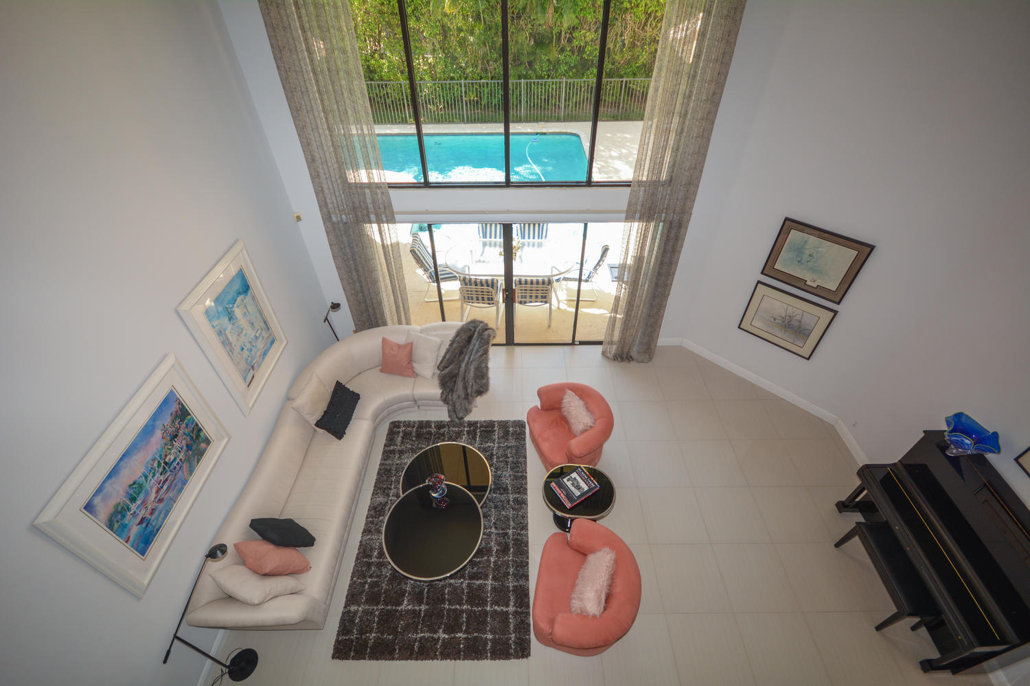 4801 Northwest 25th Way Boca Raton, FL 33434 - Photo 28 of 51 Living Room view from 2nd-floor landing