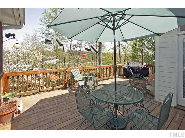 4716 Salem Ridge Road Holly Springs, NC 27540 - Photo 20 of 25 Large Deck with beautiful view of the backyard Patio/Deck