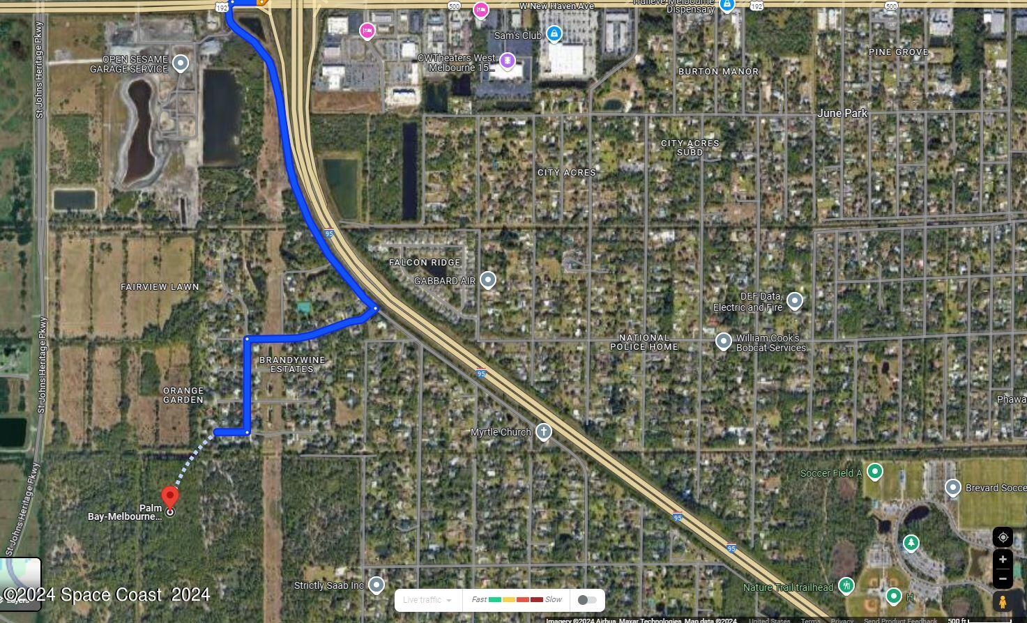 Undisclosed Address Melbourne, FL 32904 - Photo 4 of 10 a view of a balcony with city view