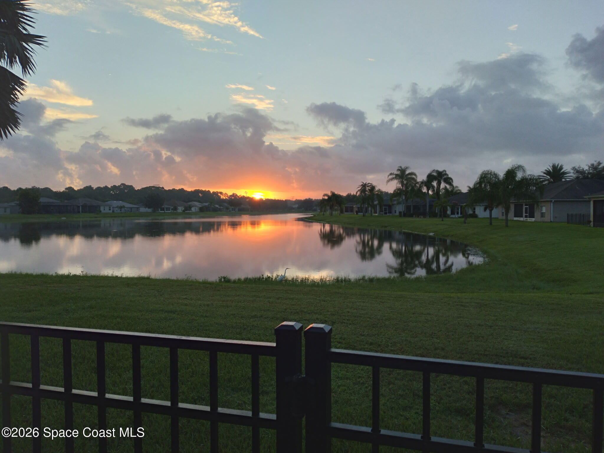 7419 Hackberry Road Cocoa, FL 32927 - Photo 23 of 27 Backyard Sunset