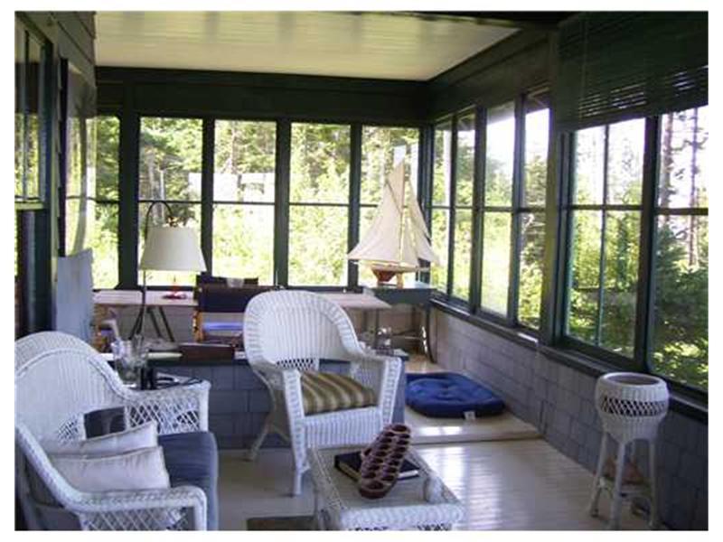 139 Harborside Road Brooksville, ME 04642 - Photo 3 of 22 Patio/Deck. Enclosed porch with...