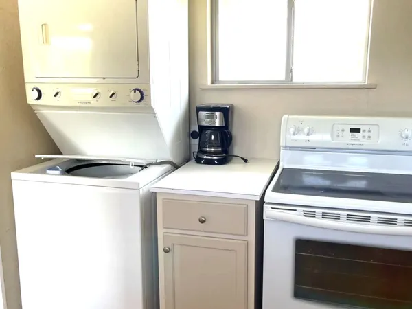 a view of washer and dryer