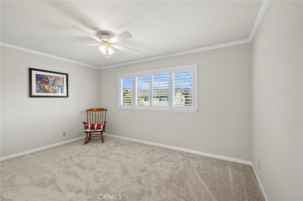 2342 Caper Tree Drive Tustin, CA 92780 - Photo 33 of 44 a view of workspace with window and ceiling fan