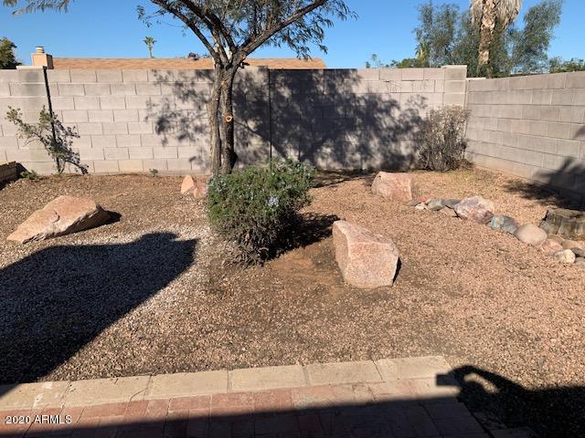 1706 West Colt Road Chandler, AZ 85224 - Photo 32 of 35 a view of a backyard of the house