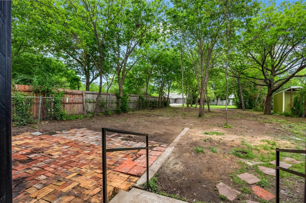 1014 Bolivar Street Denton, TX 76201 - Photo 35 of 36 a view of backyard with green space