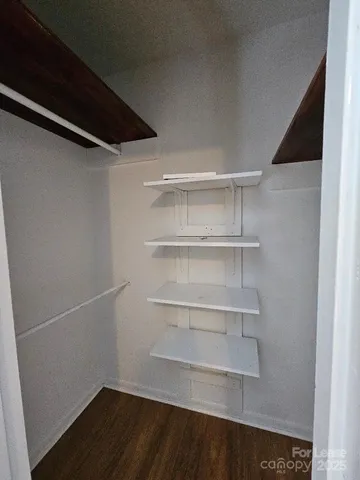 a view of a store room with shelves