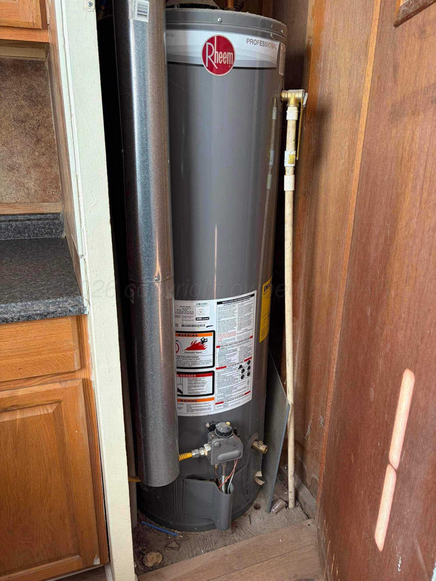 1012 Harper Street Amarillo, TX 79107 - Photo 16 of 24 a view of water heater room