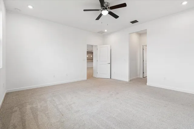 a view of an empty room