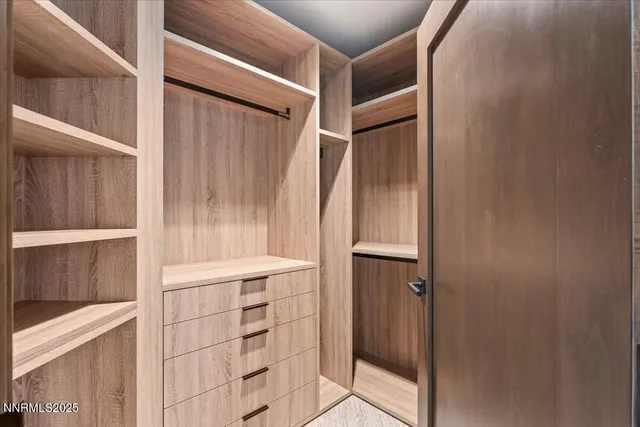 a view of walk in closet