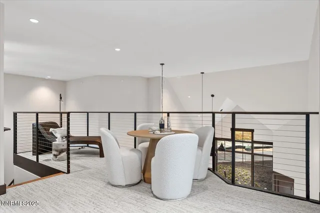 a living room with lots of furniture