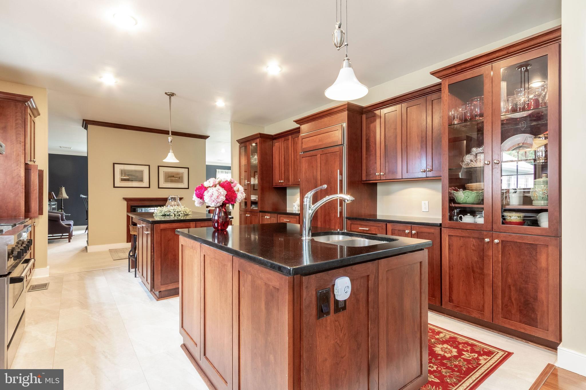 80 Linvale Road Ringoes, NJ 08551 - Photo 17 of 47 a kitchen with stainless steel appliances granite countertop a sink and a refrigerator