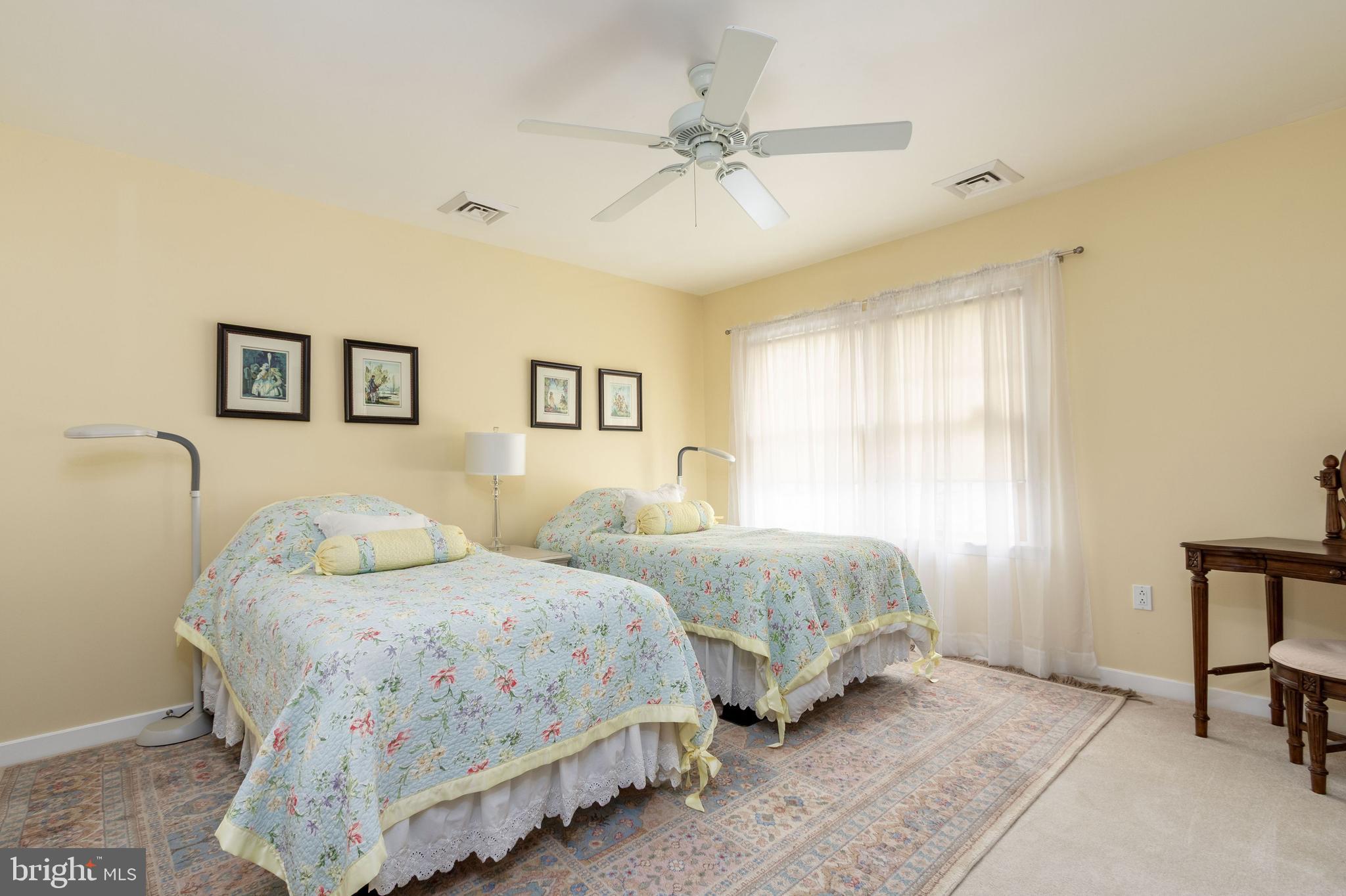 80 Linvale Road Ringoes, NJ 08551 - Photo 28 of 47 a bedroom with two beds and painting on the wall