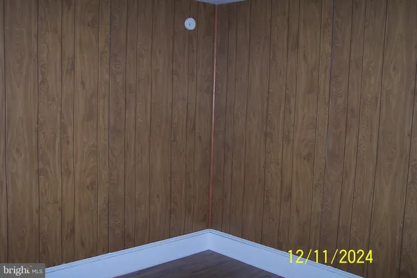 a view of wooden door