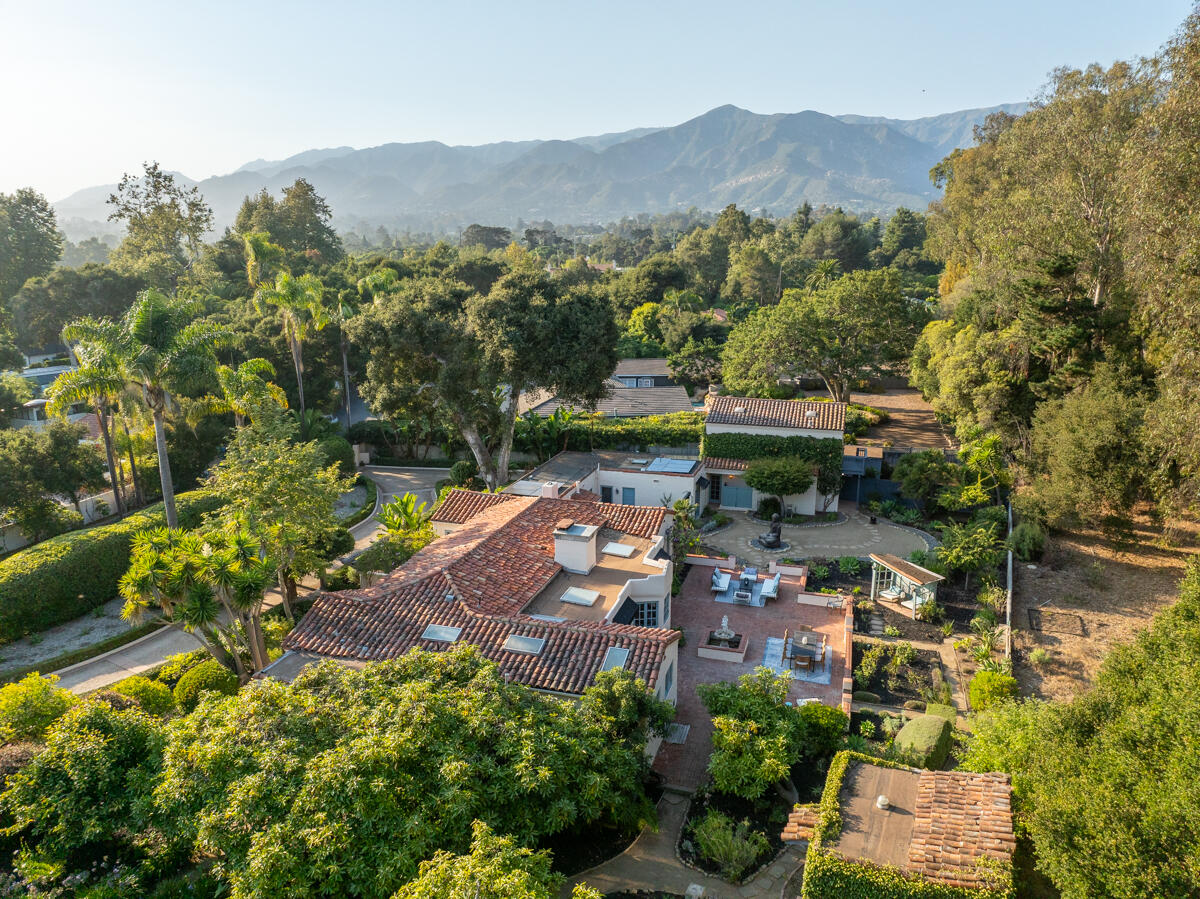 99 La Vuelta Road Montecito, CA 93108 - Photo 25 of 41 Overhead with SB mountains