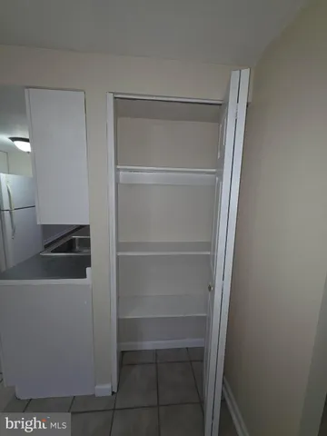a view of a walk in closet