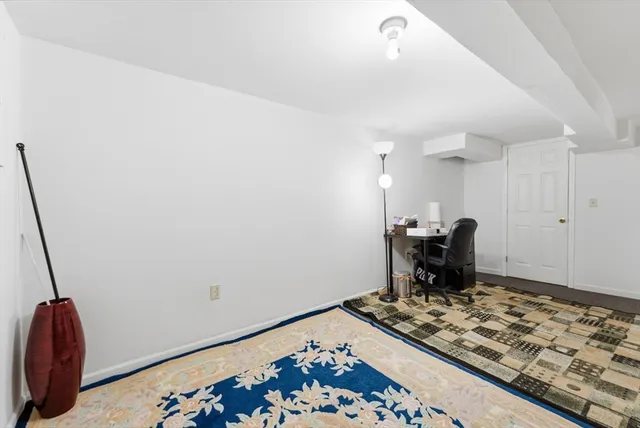 a view of kitchen with wooden floor