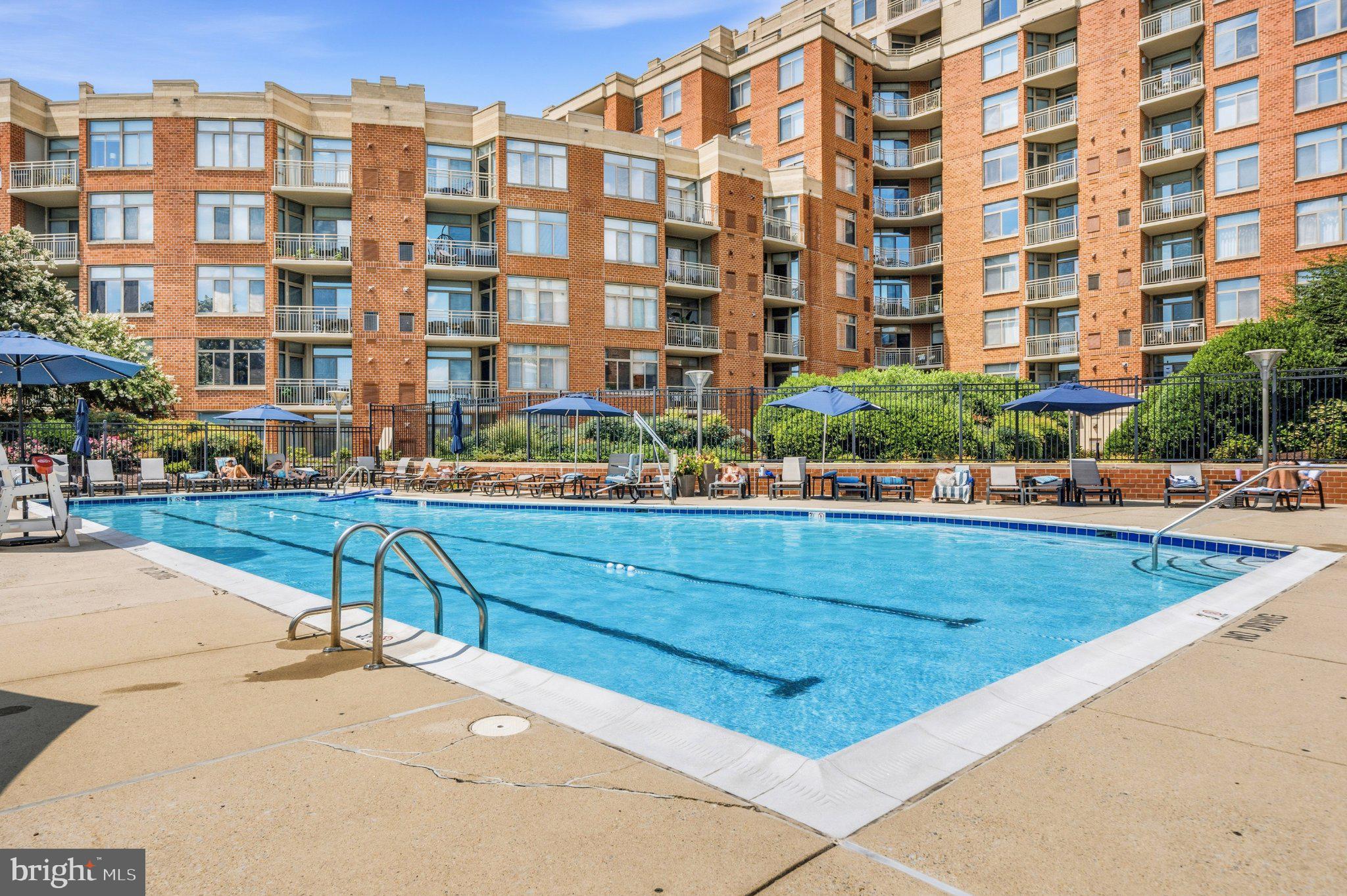 3600 South Glebe Road, Unit 308W Arlington, VA 22202 - Photo 27 of 37 Serene poolside retreat awaits you.