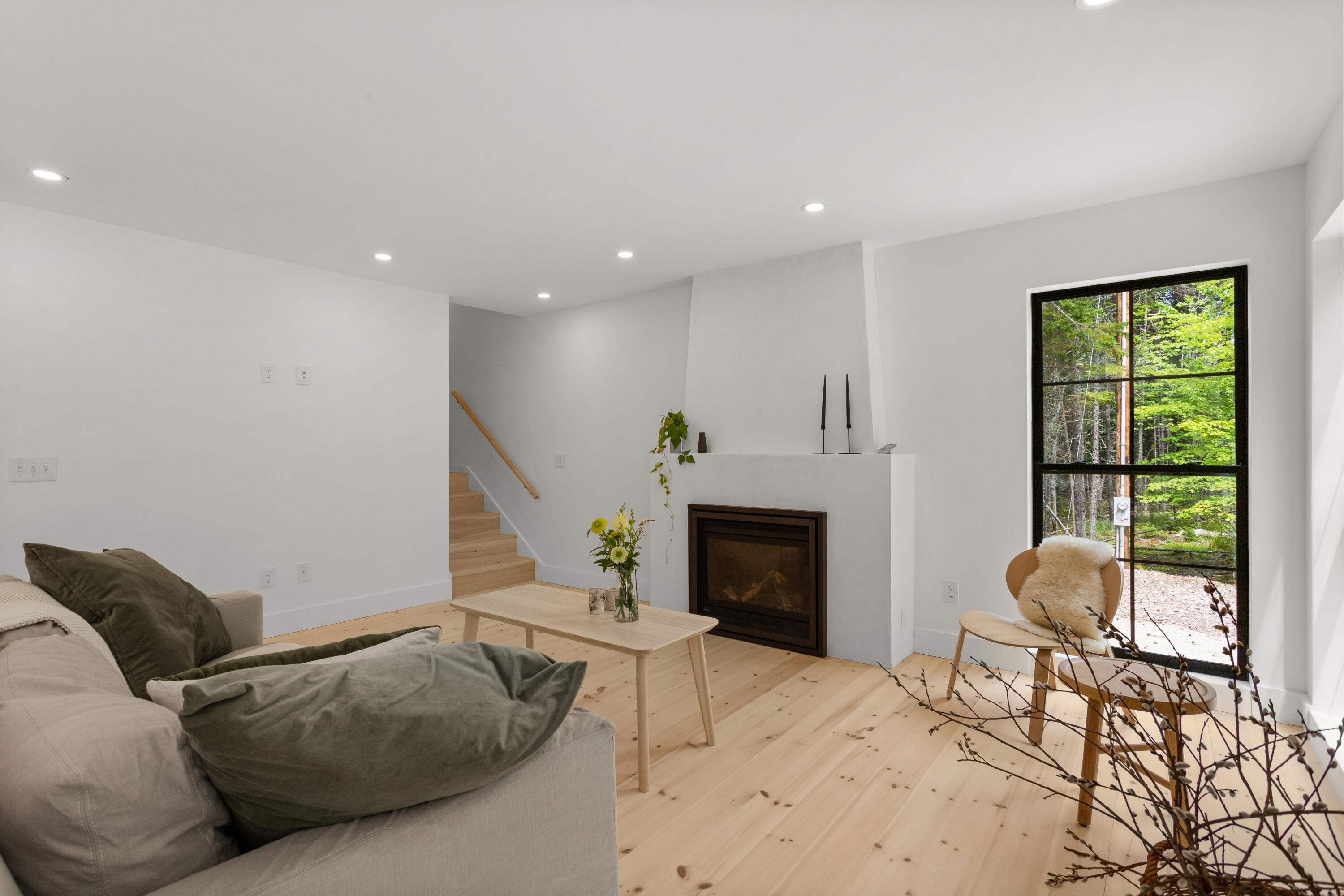 117 Flye Point Road Brooklin, ME 04616 - Photo 19 of 54 Cozy Fireplace