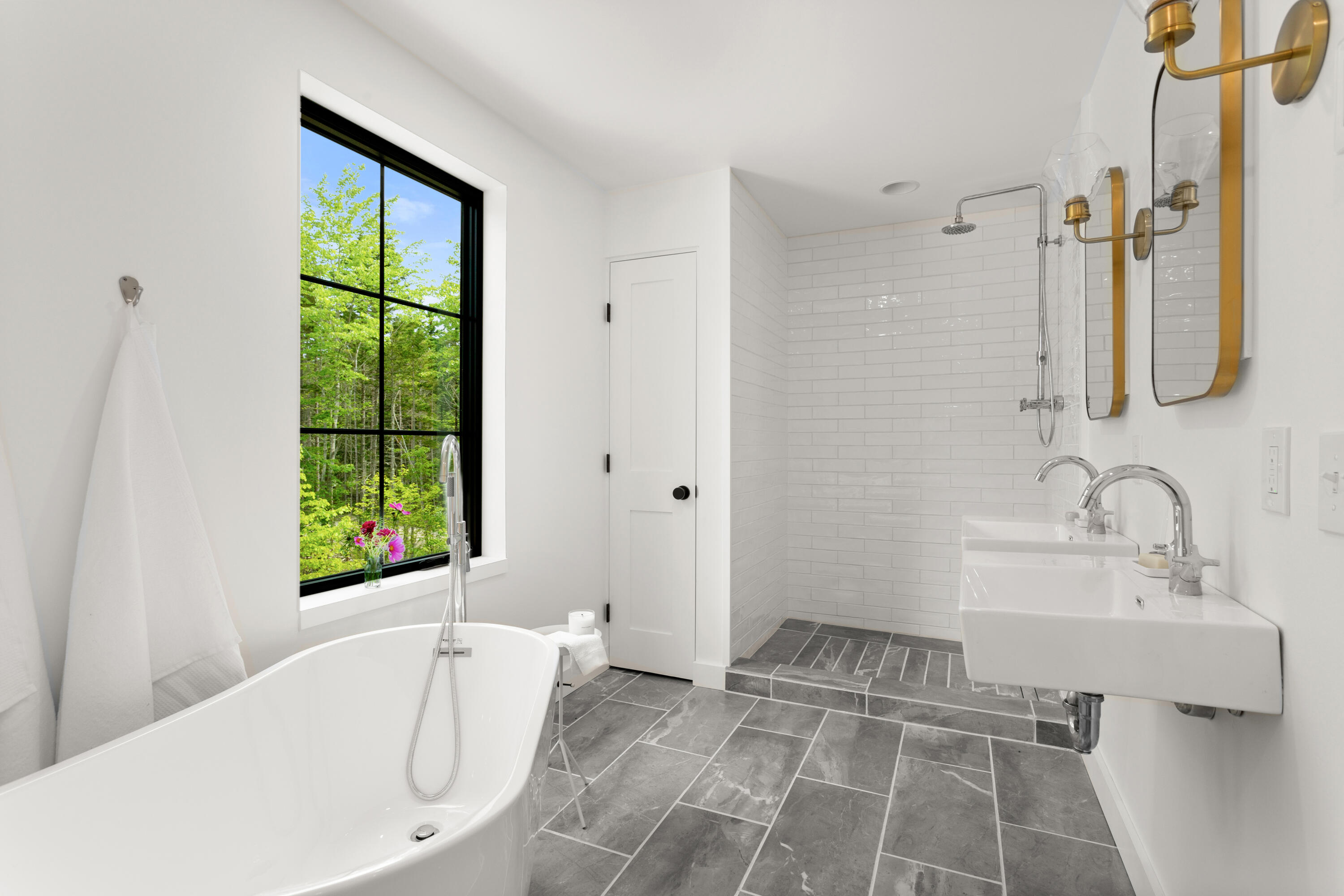 117 Flye Point Road Brooklin, ME 04616 - Photo 36 of 54 View to Shower, Window