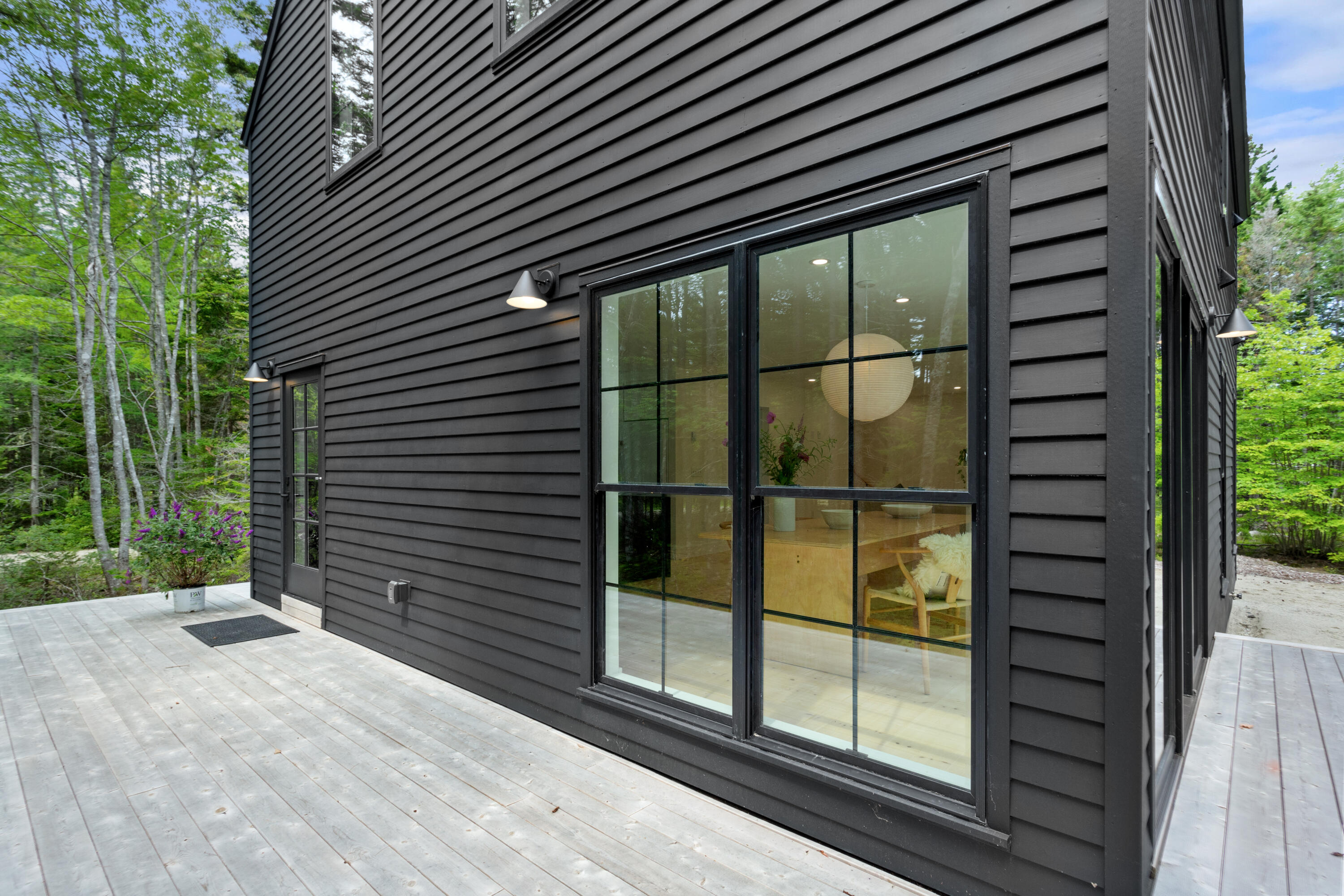 117 Flye Point Road Brooklin, ME 04616 - Photo 5 of 54 Deck Exterior Into Living Room