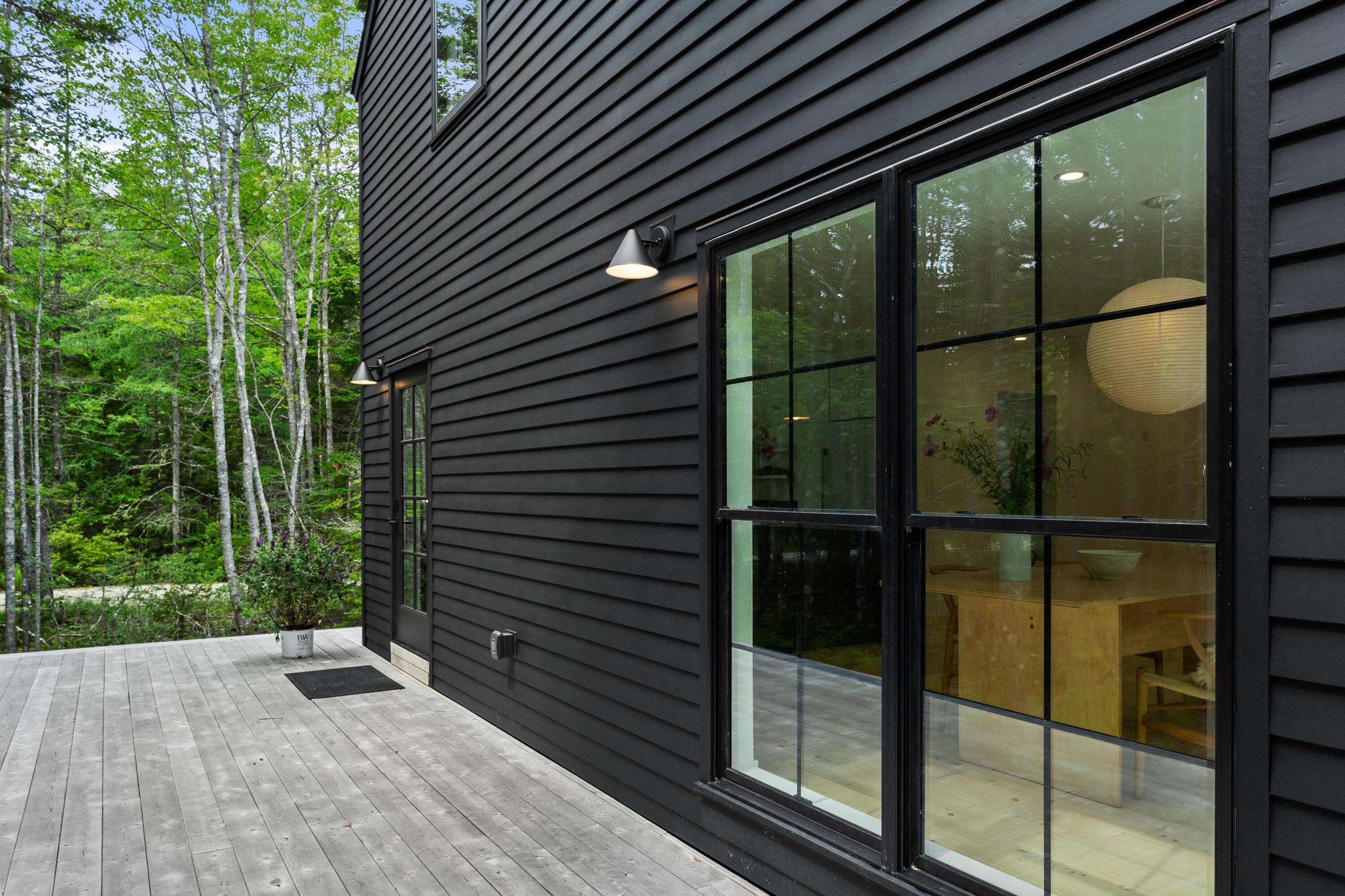 117 Flye Point Road Brooklin, ME 04616 - Photo 6 of 54 Deck Exterior Into Living Room2.2