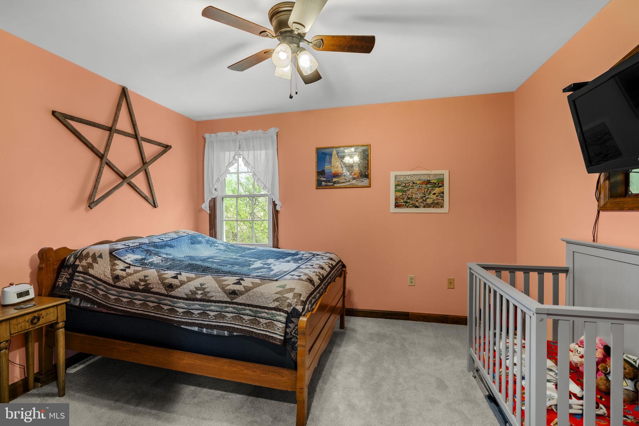 1195 Seglock Road Stevens, PA 17578 - Photo 17 of 33 a bedroom with furniture and flat screen tv